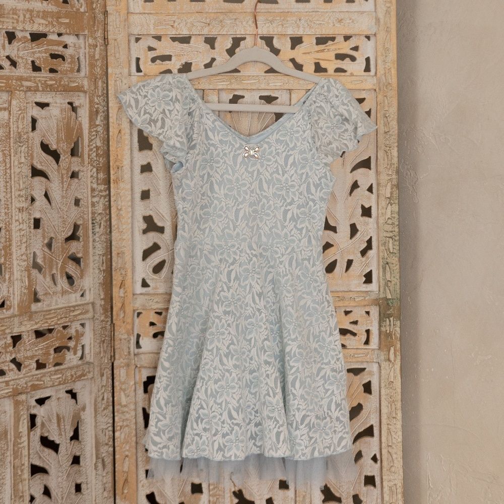 Disney Cinderella Lace‎ Overlay Dress size 7/8